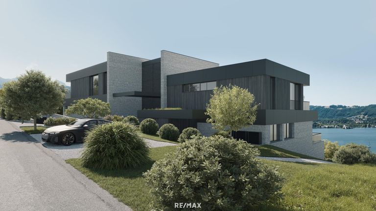 Rendering von der Zufahrt-Seite