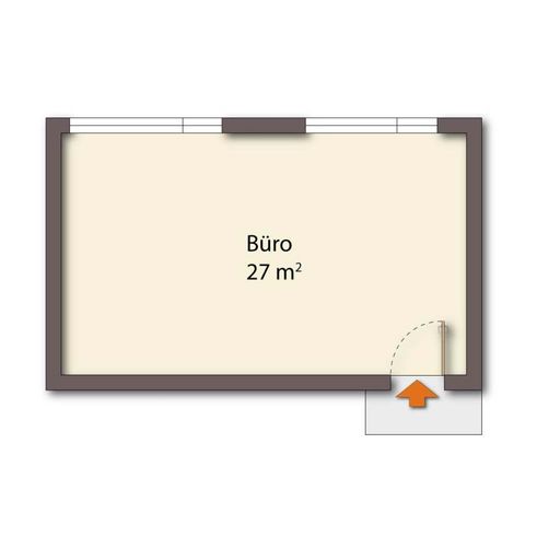 Grundriss als schematische Darstellung