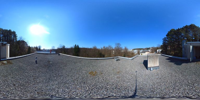 ü̈ber den Dächern