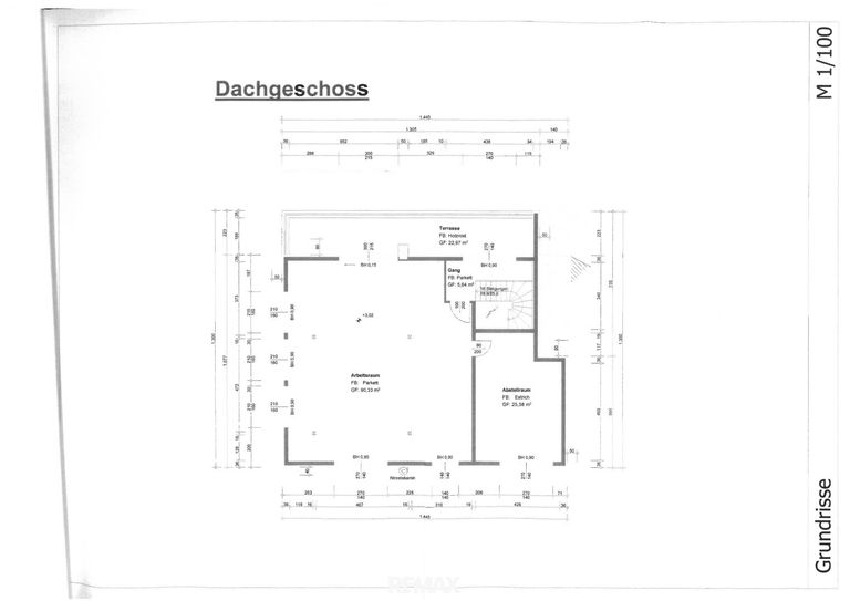 Grundrissplan DG