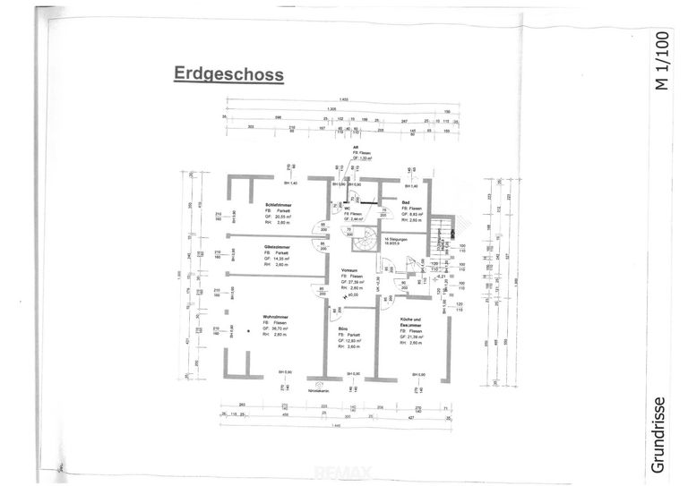 Grundrissplan EG