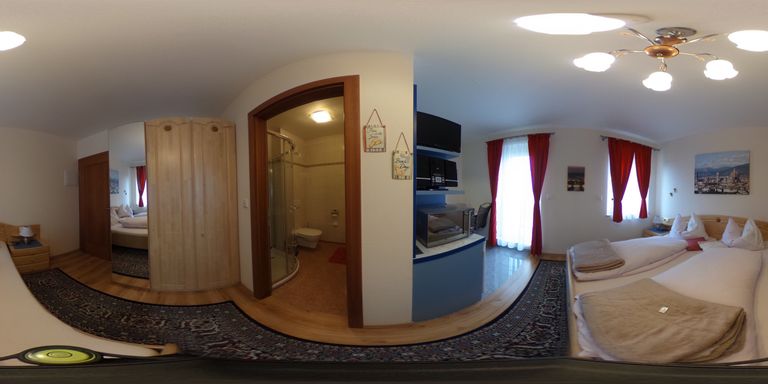 Musterzimmer in der Pension