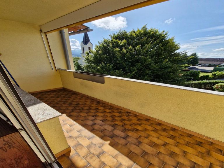 Loggia mit Beschattung