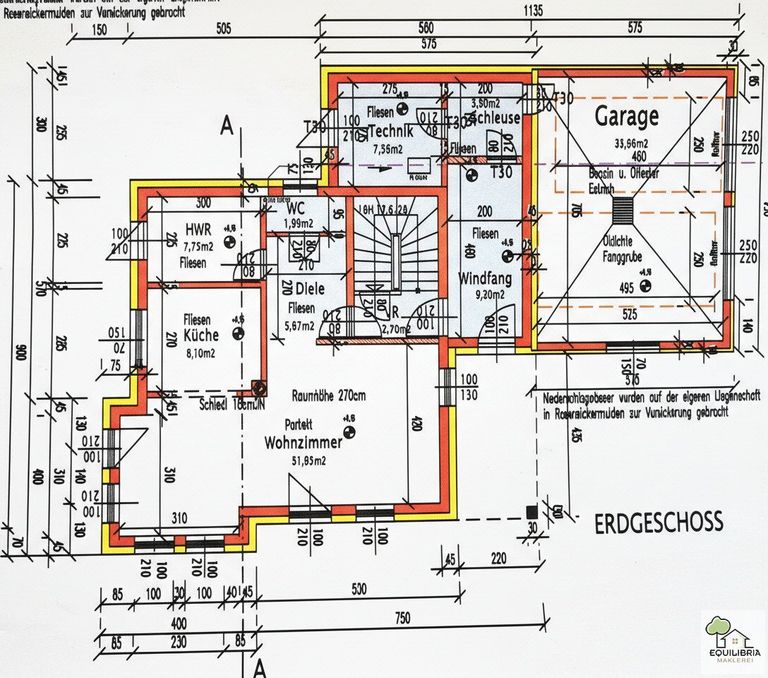Erdgeschoss plus Doppelgarage