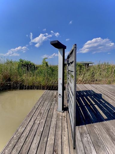 gemütlicher Duschplatz