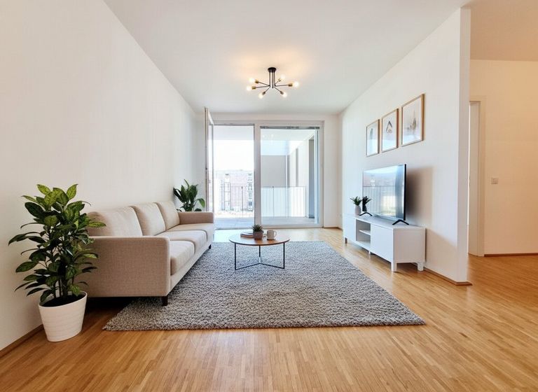 Wohnküche KI-generierte Inhalte