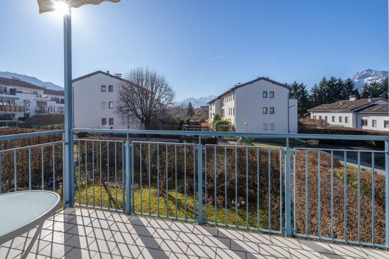 Sonniger Balkon Richtung Süden