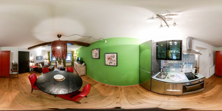 Wohn- Essebereich mit Küche