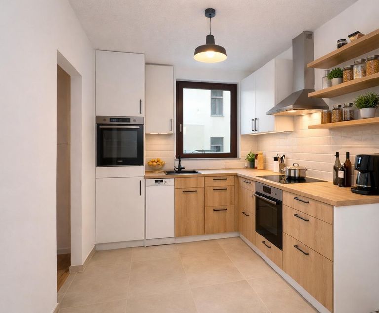 Küche (virtuell eingerichtet)