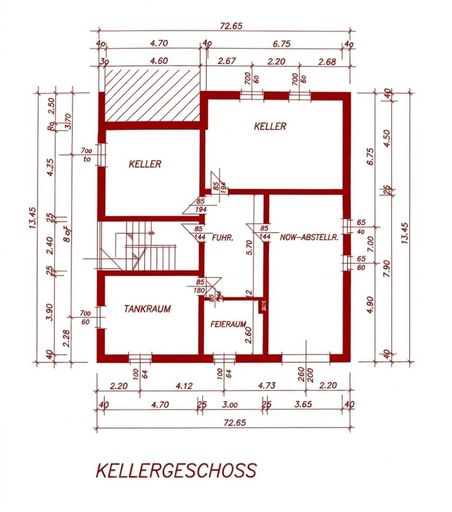 Grundriss Keller