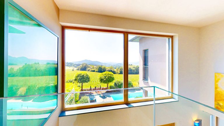 Ausblick Empore vor Zimmer 2