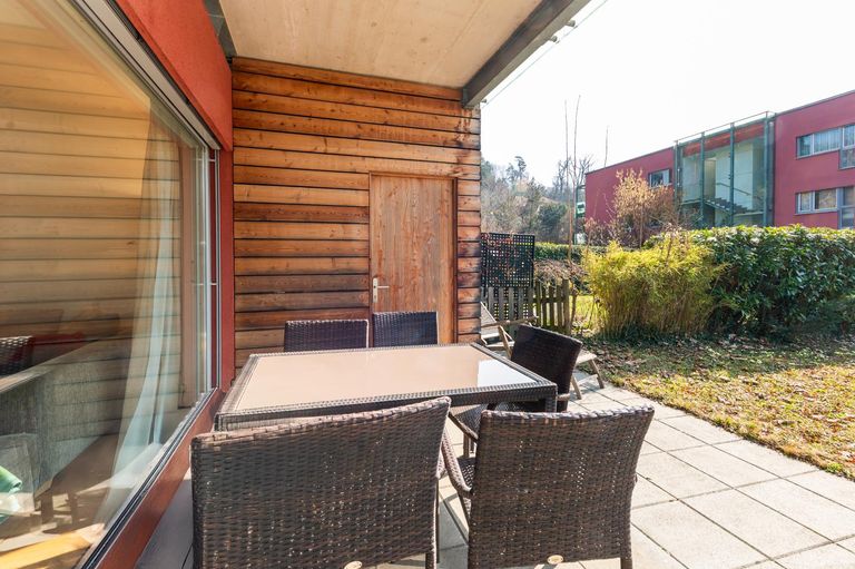 Überdachte Terrasse