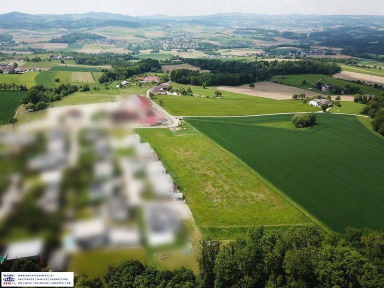 Der Baugrund mit Aussicht