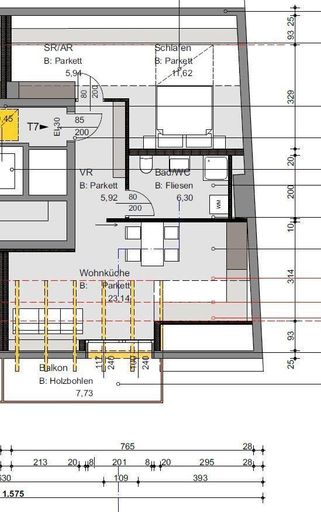 Wohnungsplan 3040 2170