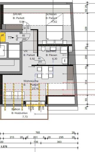 Wohnungsplan 3040 2170
