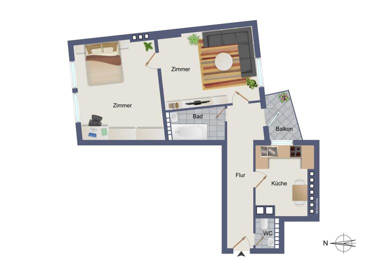 Grundrissplan