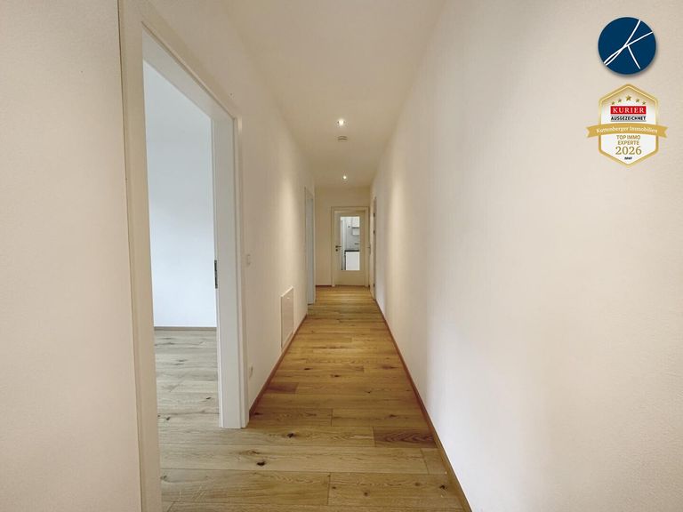 alles zentral begehbar