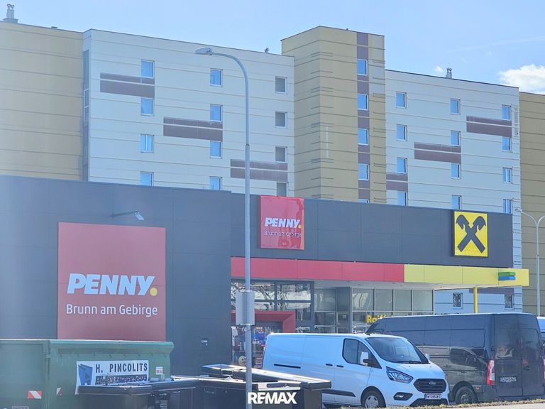 Supermarkt, Bank, Bankomat