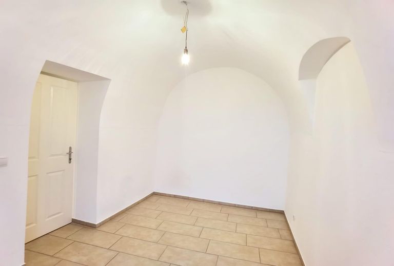 Schlafzimmer mit Gewölbe