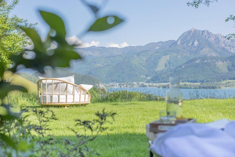 Ein Aussenbereich mit echtem Weitblick