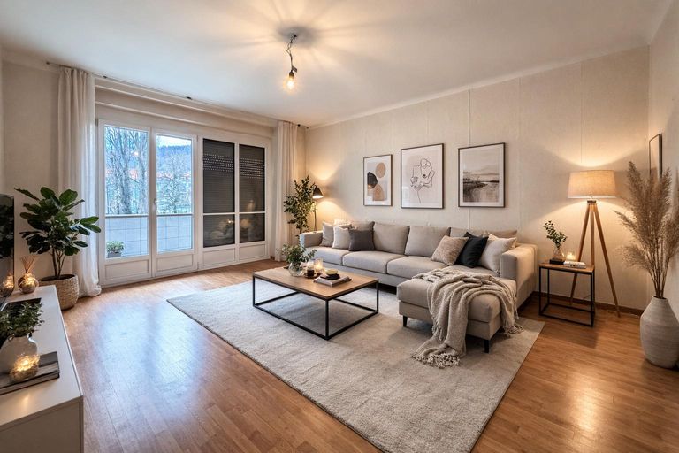 Einrichtungsbeispiel Wohnzimmer