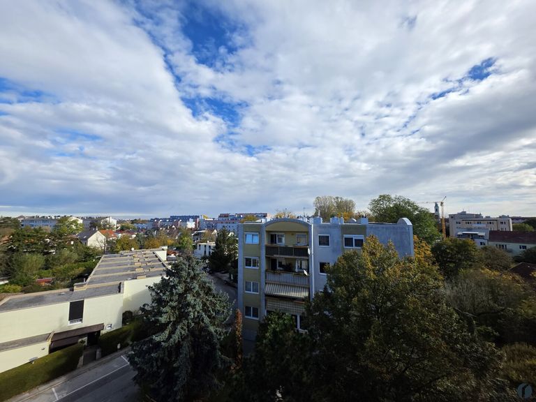 Ausblick Loggia und Wohnzimmer