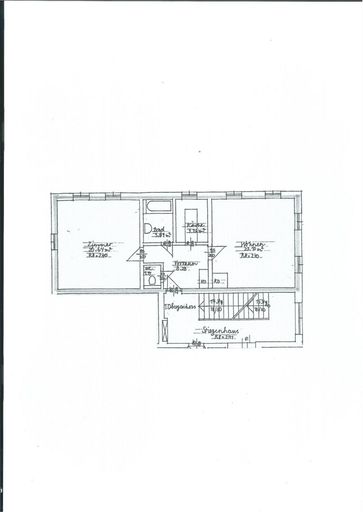 Plan - Kleines 2 Zimmer Appartement mit PKW-Stellplatz Miete Grödig Salzburg
