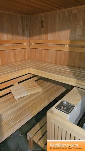 Keller: 2.Wellnessraum mit Sauna und Dusche