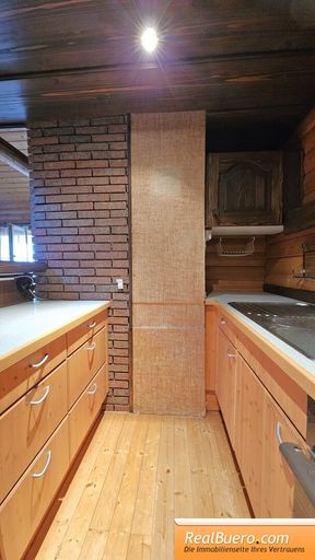 Erdgeschoß: Küche im Wohnesszimmer