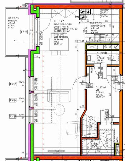 Grundrissskizze Ebene 1