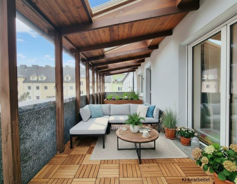 Terrasse mit Pergola