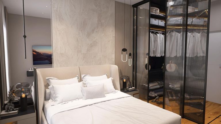 Visualisierung Schlafzimmer UG