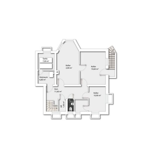 Grundriss Keller