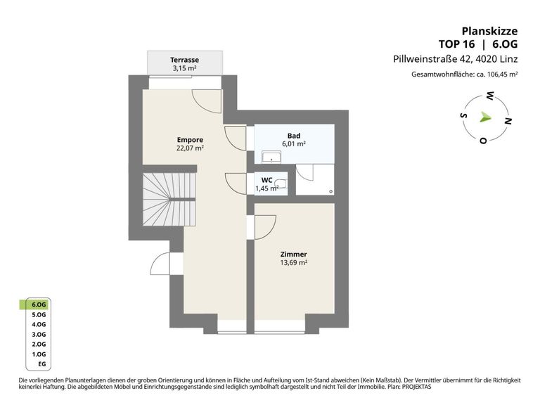 Planskizze Top 16 6.OG