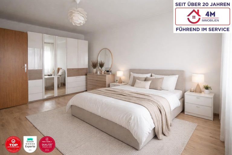 Schlafzimmer Eltern Staged