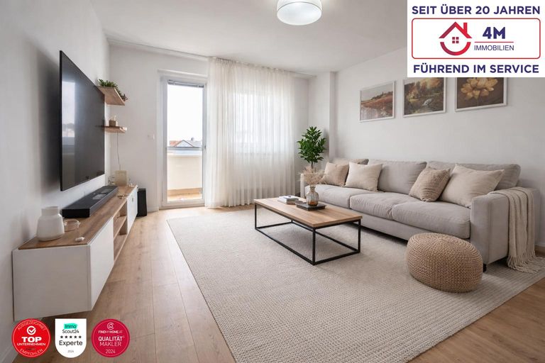 Wohnzimmer Staged