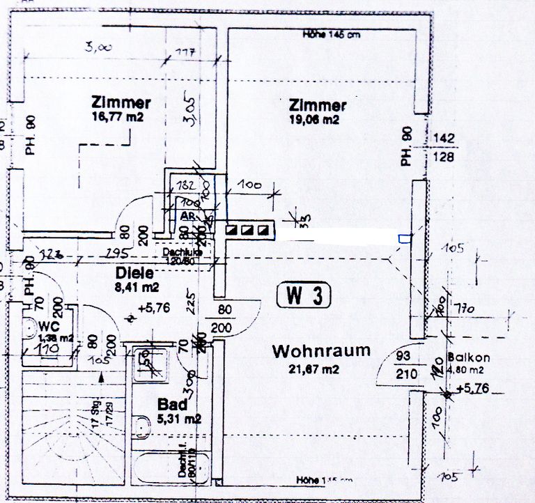 Grundriss (nicht Maßstabsgetreu)