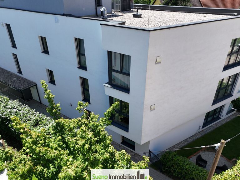 Drohnenbild Gebäude Rückseite