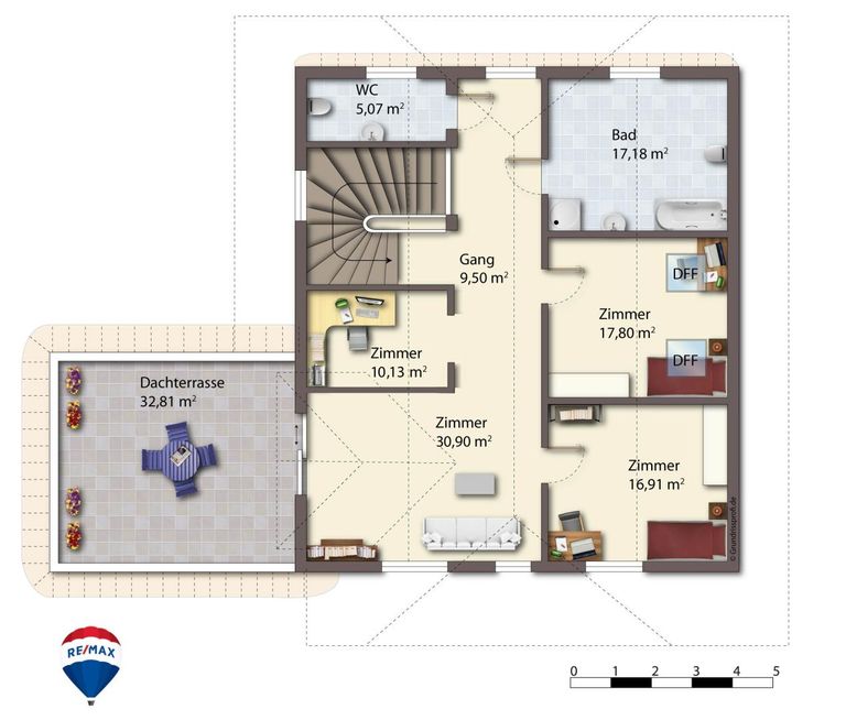 Grundrissplan DG Gleinstätten 122 8443