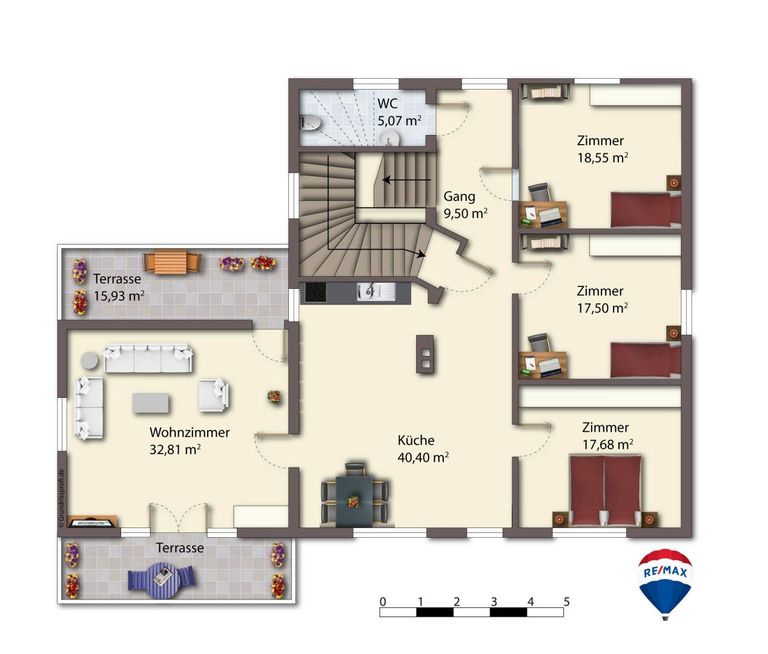 Grundrissplan OG Gleinstätten 122 8443