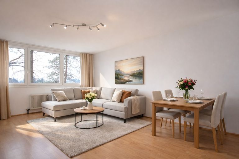 Einrichtungsbeispiel Wohnzimmer