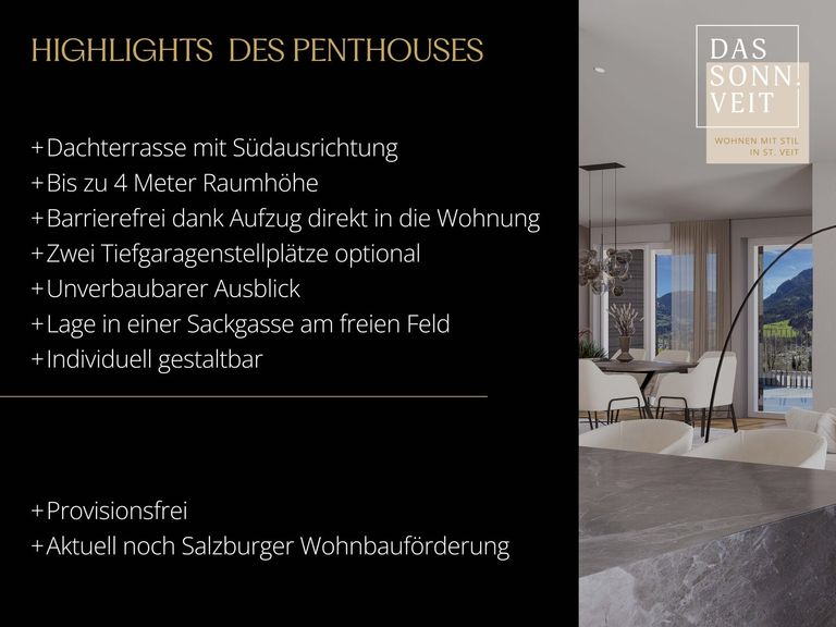 Highlights des Penthouses