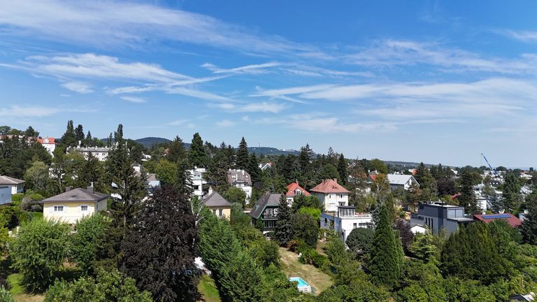 Blick über das Wohnviertel