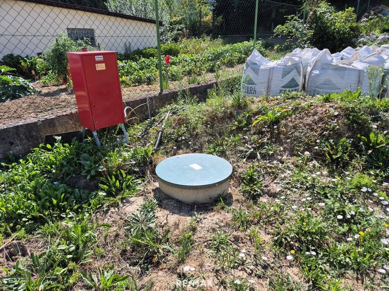 Strom und Wasserschacht