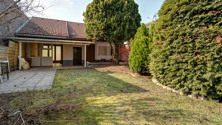 Blick aufs Haus vom Garten