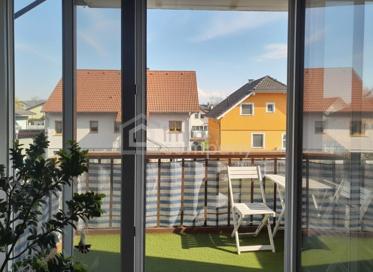 Blick auf den Balkon