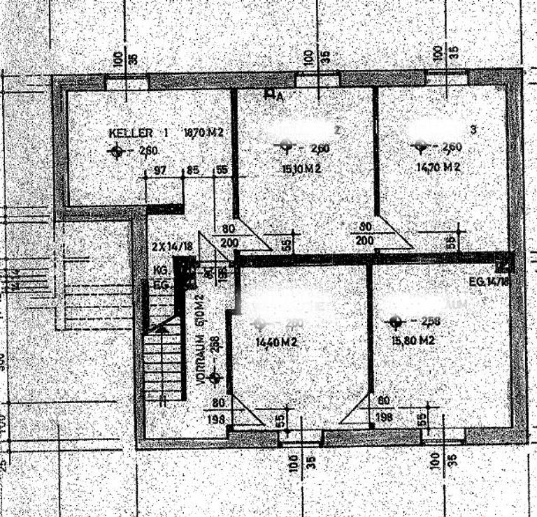 Grundrissplan UG