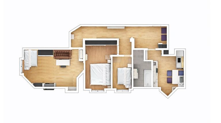 Nassereith - Grundriss Wohnung