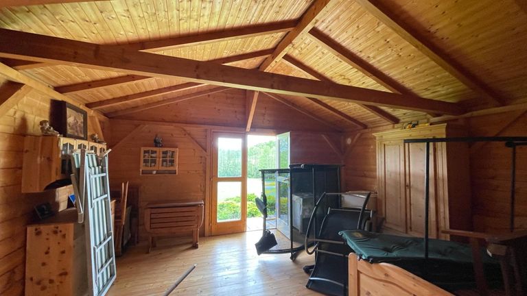 Gartenhaus mit Dusche und WC