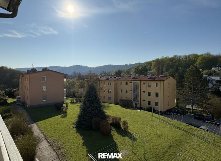 Ausblick vom Balkon